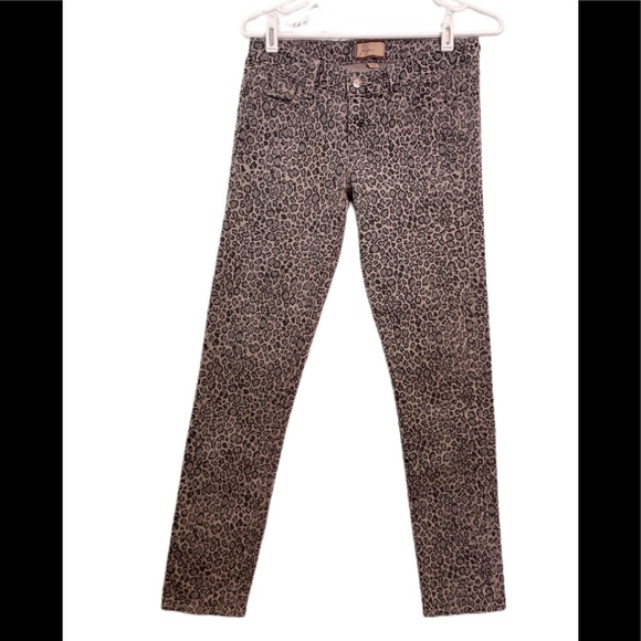 Paige Peg Skinny jeans snow leopard print size 26 - Picture 2 of 11